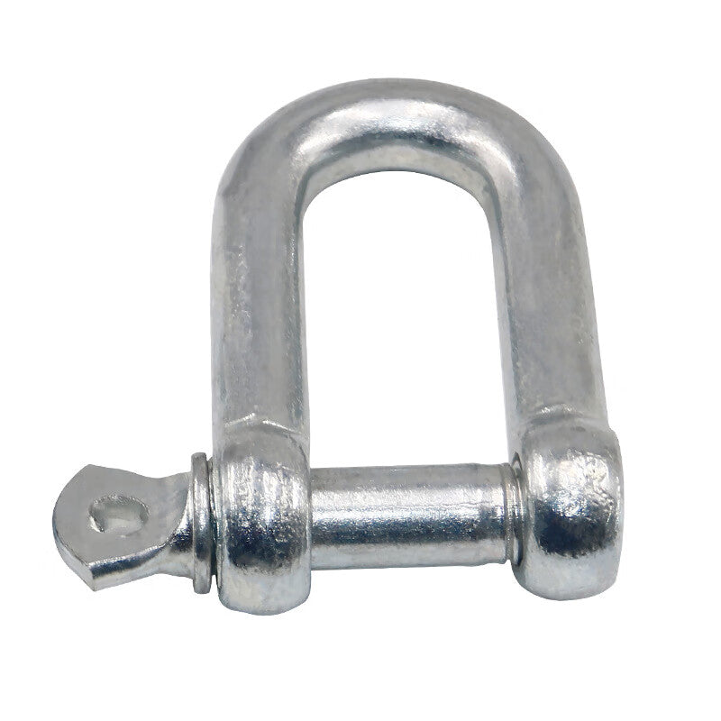 Juwei Shackles, Galvanized National Standard U-Shackle Straight Shackle Lifting Accessories JG-0374 M28 [3-Ton Load Capacity]