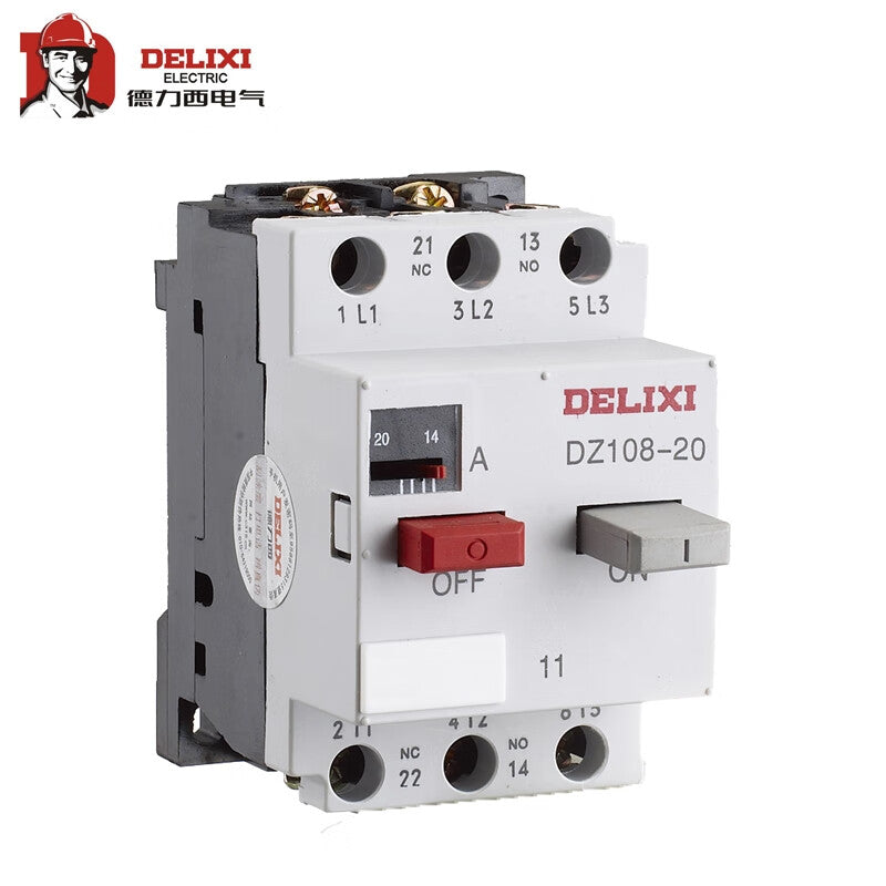 Delixi Electric Motor Circuit Breaker 6DZ108-20/12 1.6A Dual-way