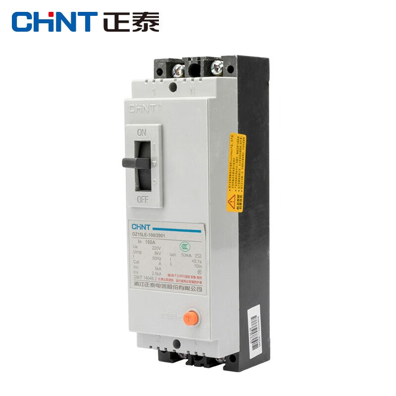 Chint DZ15LE-100 220V Circuit Breaker Leakage Protector