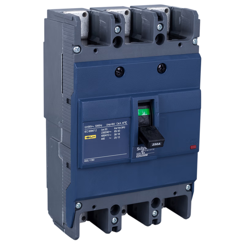 Schneider Electric EZD250M MA250A Molded Case Circuit Breaker