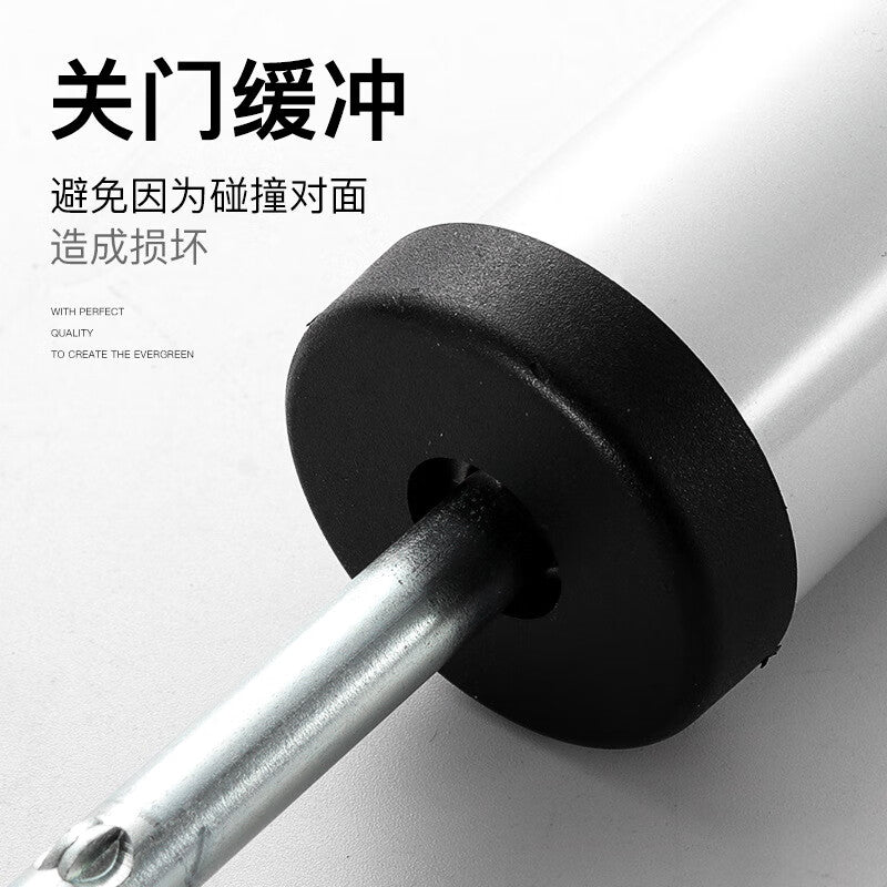 Bingyu Simple Door Closer, Pneumatic Automatic Buffer, Adjustable, Coffee Color, BH-548