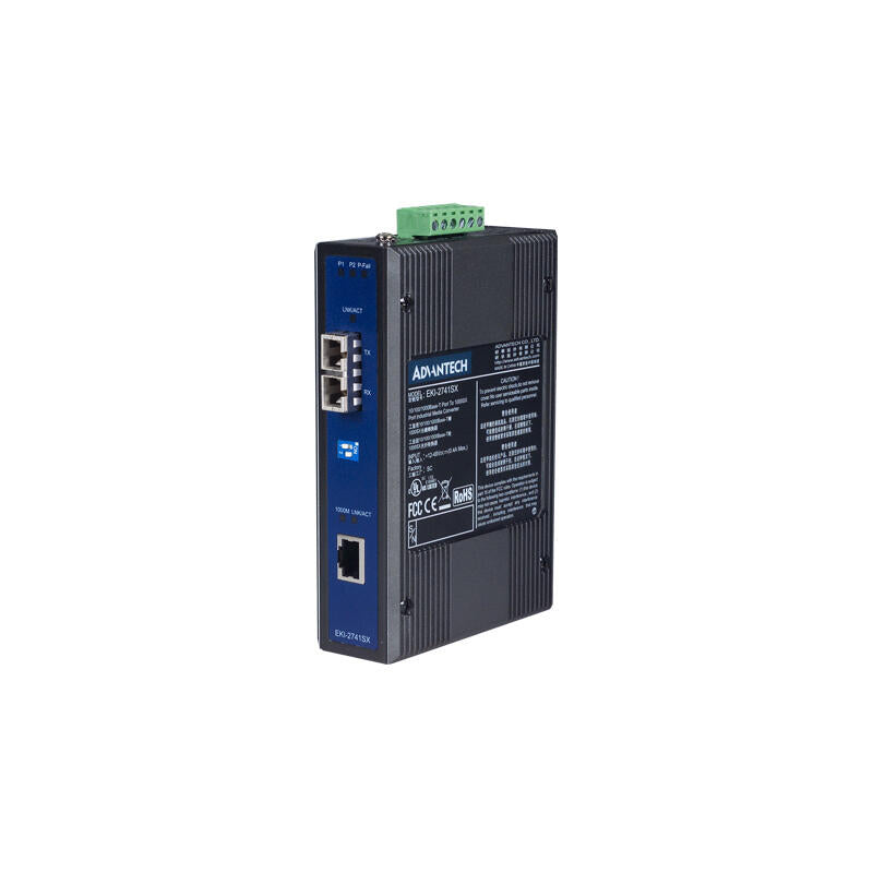 Advantech/ADVANTECH Gigabit wide temperature optical-to-electrical converter Gigabit multimode fiber wide temperature industrial grade optical-to-electrical converter; EKI-2741SXI