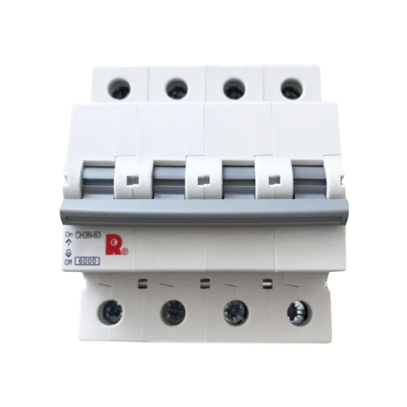 Changshu switch small circuit breaker 63A 4P C 6kA; CH3N-63C63/4