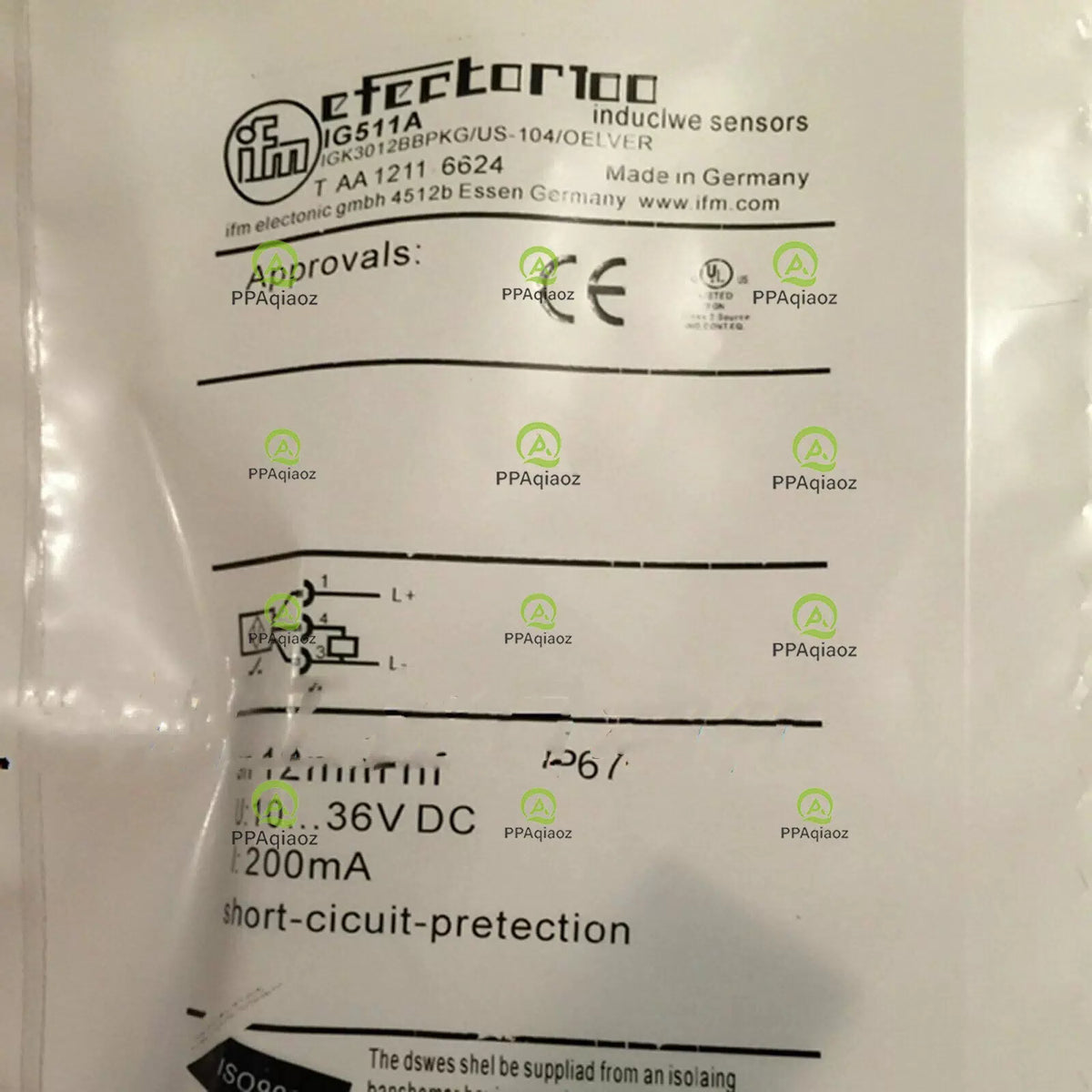 1PCS IFM IG511A Proximity Switch Sens [2]