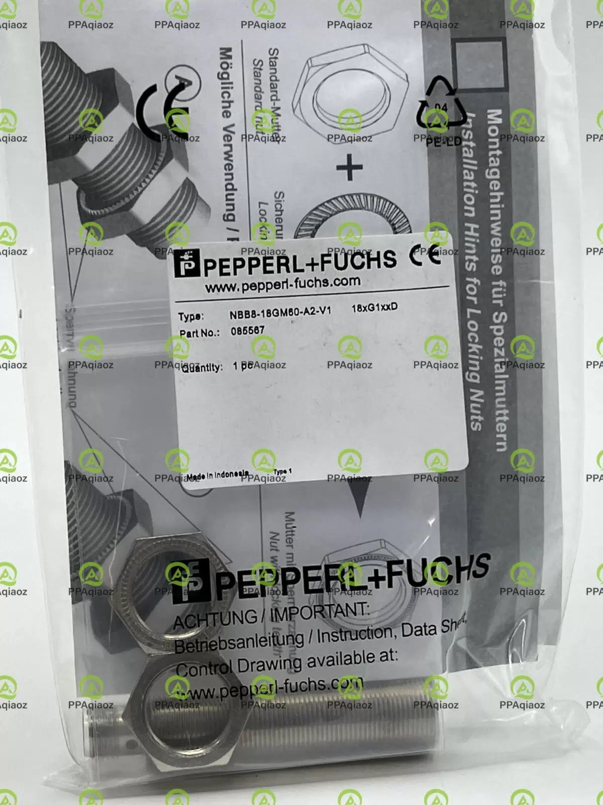 1PCS Pepperl+Fuchs NBB8-18GM60-A2-V1 Proximity Switch Sens [1]