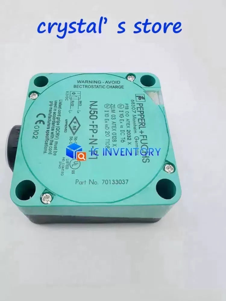 1PCS Pepperl+ Fuchs NJ50-FP-N-P1 Block Inductive Proximity Sensor [6]