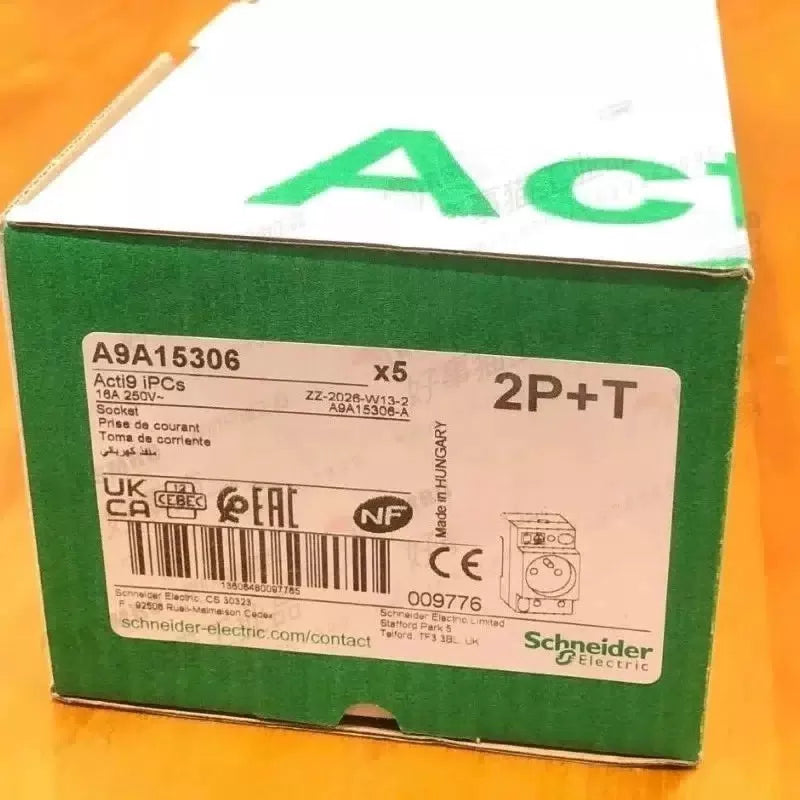 1PCS  FIT FOR A9A15306 socket DIN slot 2P+E 16A 250V [2]