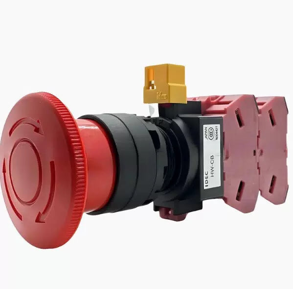 1PCS for IDEC HW-CB12 Emergency stop button switch #1 on and 2 off HW-CB12 [1]