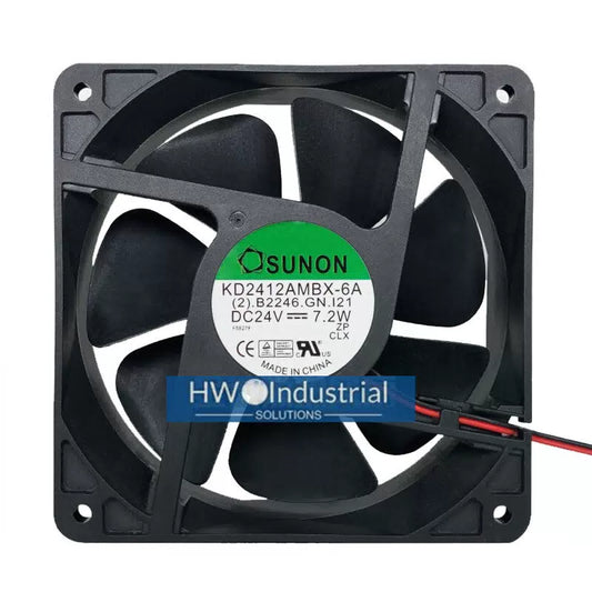 1PC KD2412AMBX-6A SUNON 24V 7.2W 12CM 12038 Inverter Cooling Fan [1]