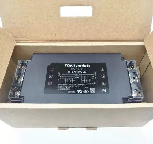 1PC RTEN-5030D 30A TDK-Lambda Ultra-thin Three-phase Power Filter DIN RAIL [2]
