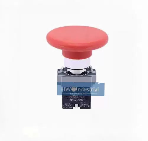 1PC Red Mushroom Head Self Reset Button Switch XB2BR42C XB2-BR42C 1NC [4]