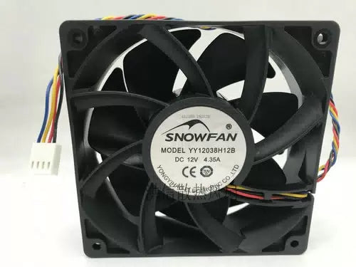1PC SNOWFAN YY12038H12B Cooling Fan DC12V 4.35A Welding Machine Ant Chassis [1]