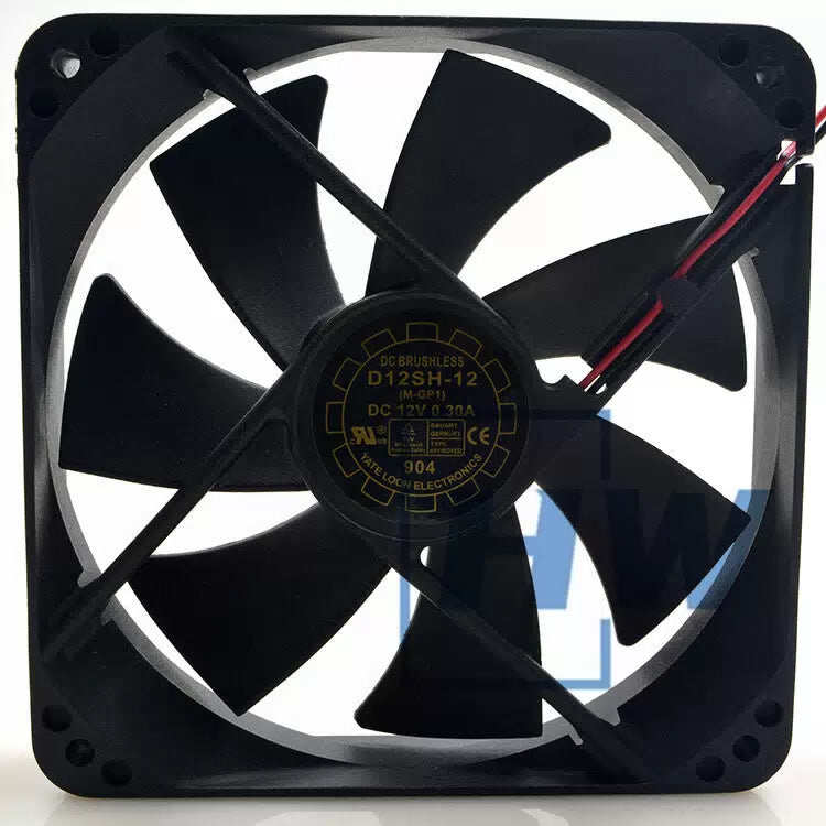 1PC Yate Loon D12SH-12 12V 0.30A 12025 12Cm Chassis Power Supply Cooling Fan [1]