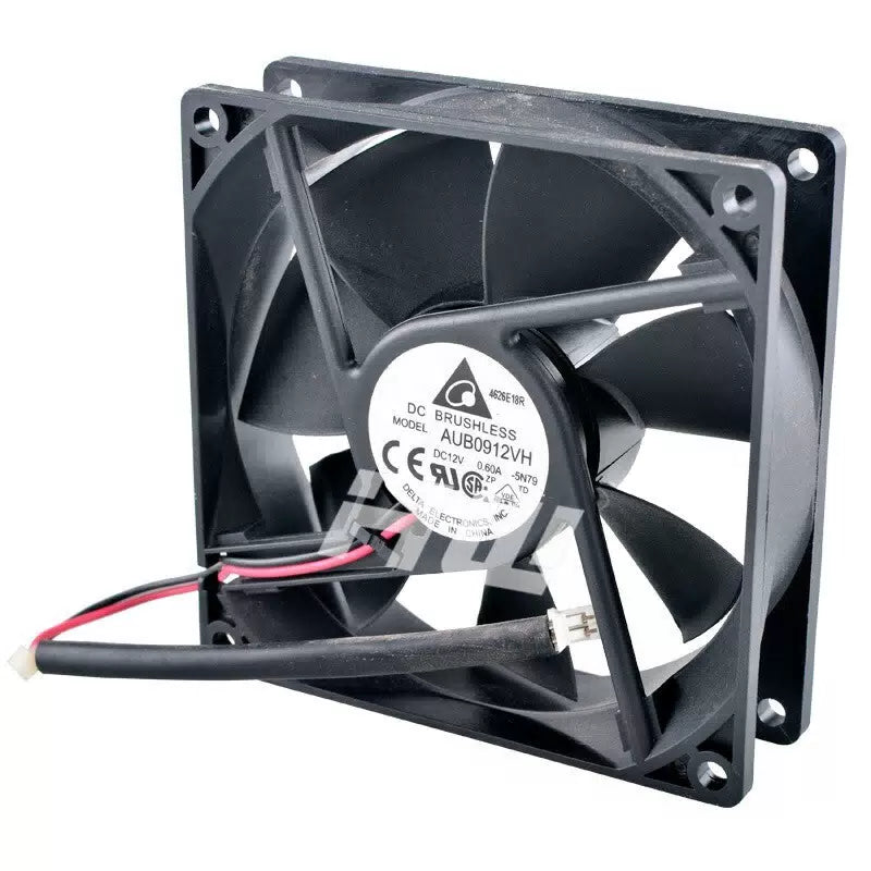 1Pc AUB0912VH 2-wire 9cm 9025 12V 0.60A Large Air Volume Chassis Power Fan [2]