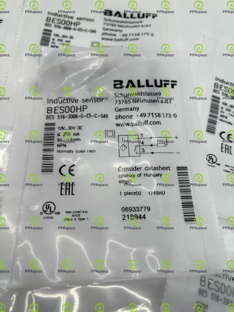 1Pcs BALLUFF BES 516-3006-G-E5-C-S49（BES00HP) sensor [1]