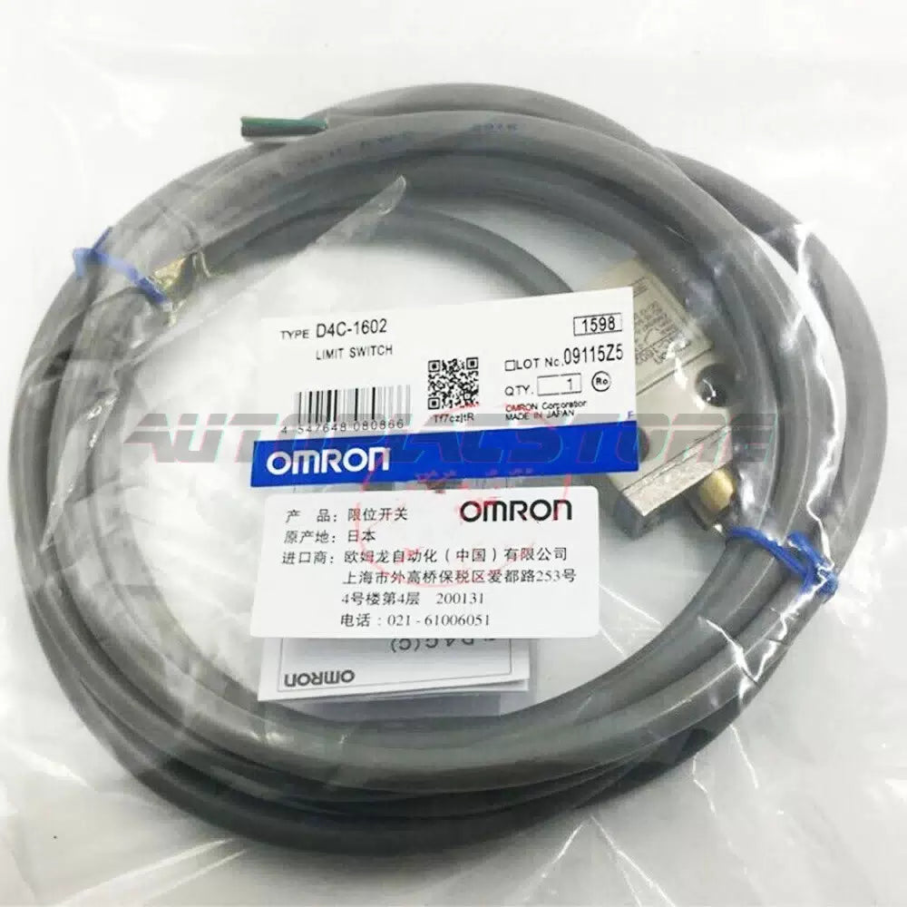 1Pcs OMRON D4C-1602 limit switch with 3M cable D4C1602 [1]