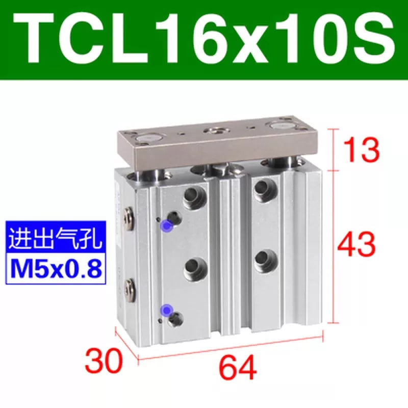 1X AirTAC TCL16X10S/20S/25S/30S/40S/50S/60S/70S/75S/80S/90S/100S Cylinder [2]