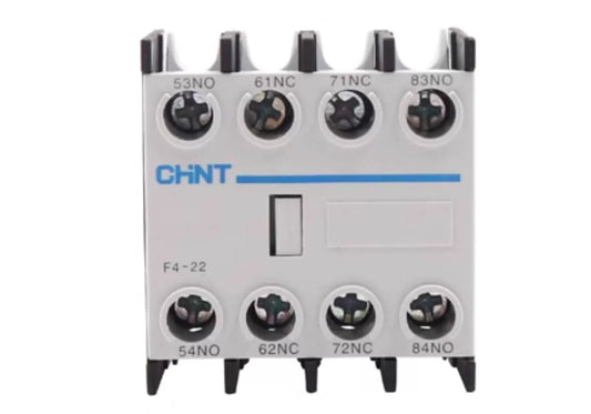 1 PCS CHINT AC contactor auxiliary contact F4-22 [1]