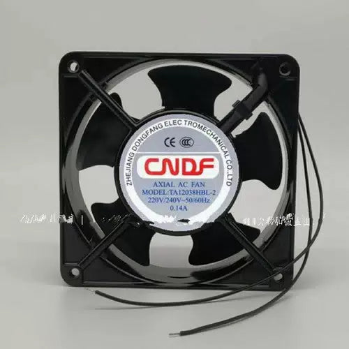1 PCS CNDF Fan TA12038HBL-2 AC 220/240V 0.14A 12CM 12038 axial fan 2 Wire [1]