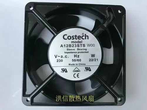 1 PCS Costech Fan A12B23STS W00 AC 230V 22/21W cooling fan Insert type [1]