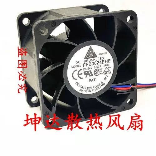 1 PCS DELTA Fan FFB0624EHE-R00 3-wire 6038 6CM DC24V 0.57A inverter fan [1]