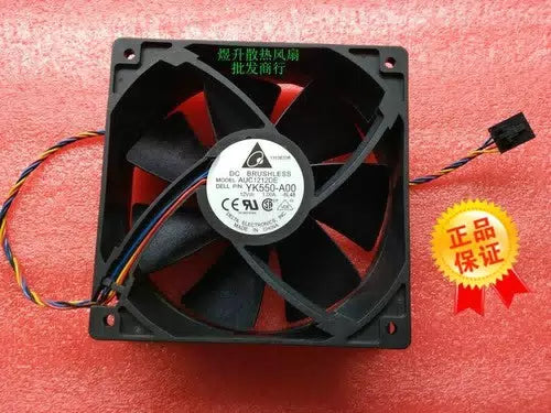 1 PCS Delta Fan AUC1212DE DC12V 1.00A 12038 12cm DELL server fan cooling fan [1]