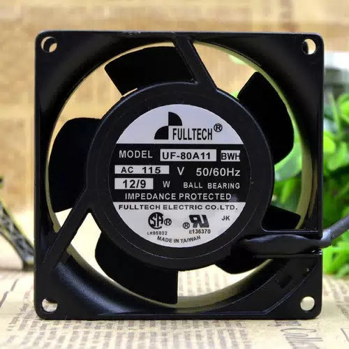 1 PCS FULLTECH Fan UF-80A11 BWH AC 115V 12/9W 8CM 8038 2 WIRE [1]