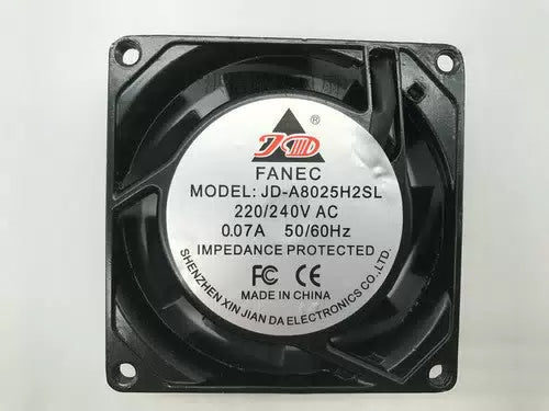 1 PCS JD FANEC Fan JD-A8025H2SL AC 220/240V 0.07A 80*25MM cooling fan [1]