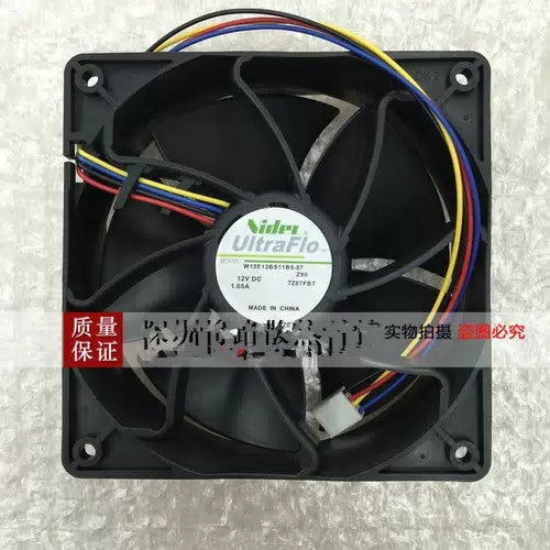 1 PCS NIDEC Fan W12E12BS11B5-57 DC 12VDC 1.65A 12038 12CM 4 PIN [1]