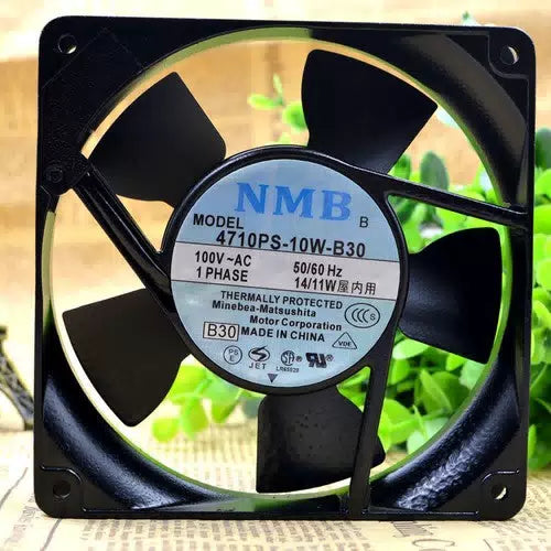 1 PCS NMB Fan 4710PS-10T-B30 AC 100V 14/11W 12cm 120X120X25MM [1]