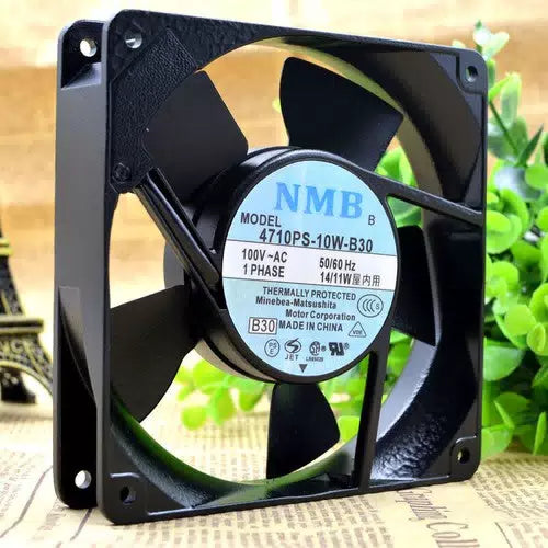 1 PCS NMB Fan 4710PS-10T-B30 AC 100V 14/11W 12cm 120X120X25MM [3]