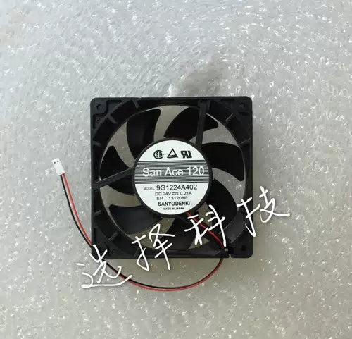 1 PCS SANYO FAN 9G1224A402 DC 24V 0.21A 12025 12CM 2 PIN [1]