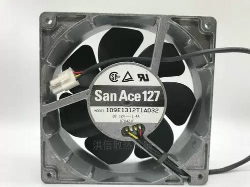 1 PCS SANYO Fan 109E1312T1A032 DC 12V 1.4A 12738 13CM 3 Pin [3]
