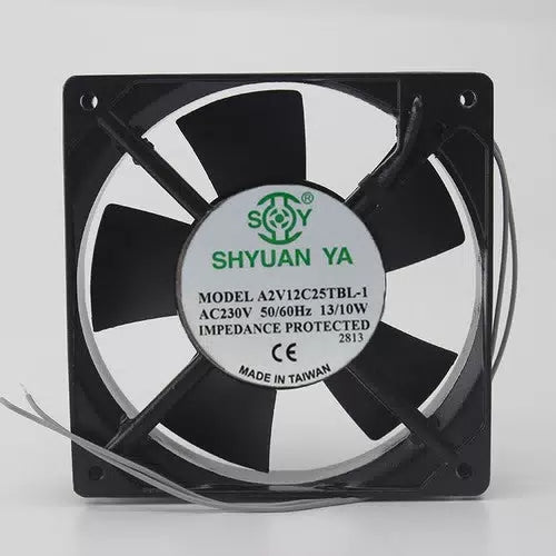 1 PCS SHYUAN YA Fan A2V12C25TBL-1 AC 230V 13/10W 12cm 12025 2 Wire [1]