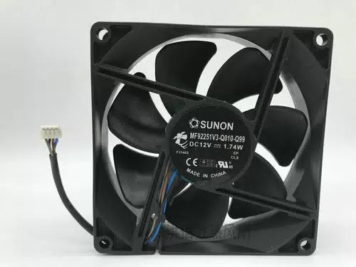 1 PCS SUNON Fan MF92251V3-Q010-Q99 DC 12V 1.74W 9225 9CM 4 PIN [1]