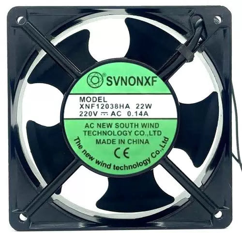 1 PCS SVNONXF Fan XNF12038HA AC 220V 12038 12CM 2 Wire Cabinet cooling fan [1]