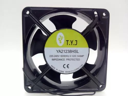 1 PCS T.Y.J Fan YA21238HSL AC 220V-240V 0.12/0.14A 12cm 12038 2 Wire [1]