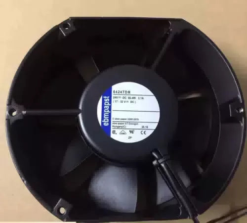 1 PCS cooling fan 6424TDR DC24V 17251 17CM 2 wire Aluminum frame fan [1]