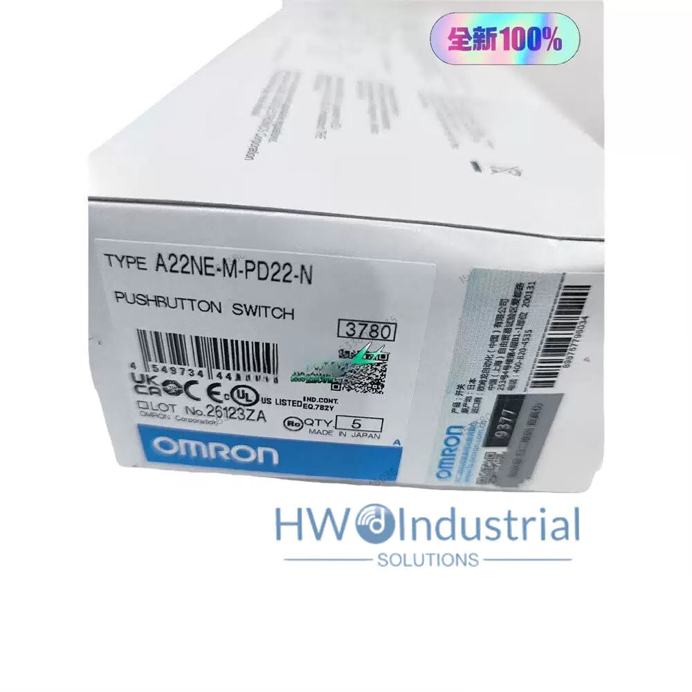 1/Piece A22NE-M-PD22-N Omron Emergency Stop Button Switch [1]