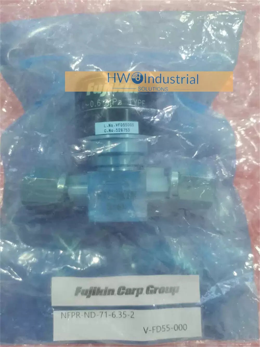 1/Piece NFPR-ND-71-6.35 Pneumatic Diaphragm Valve [5]
