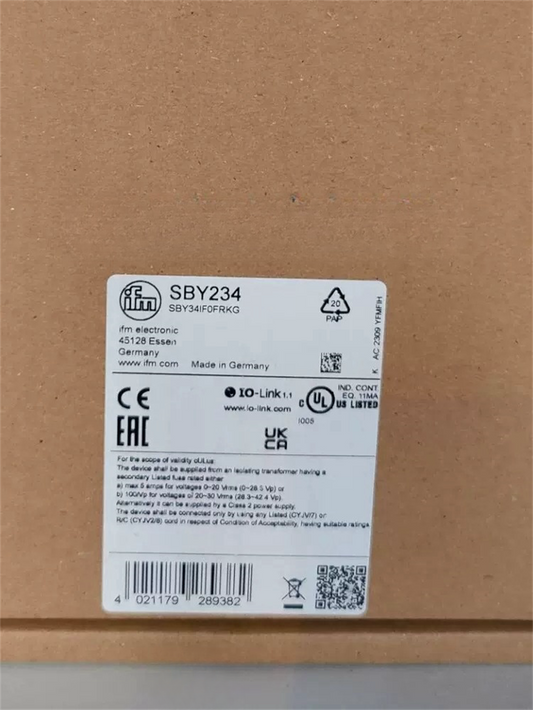 1/Piece SBY234 IFM Flow Sensor Check Valve Flow Meter [1]