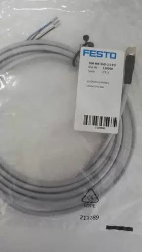 1 pcs FESTO SIM-M8-4GD-2,5-PU 158960 Connecting Cable [1]
