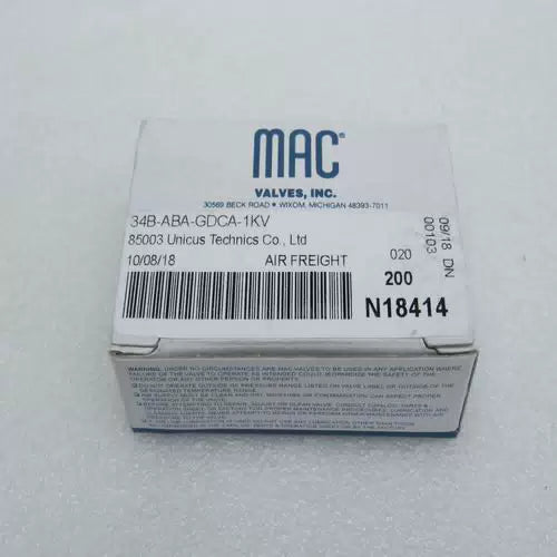 1 pcs MAC 34B-ABA-GDCA-1KV solenoid valve [1]