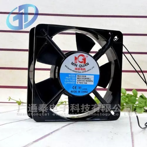 1 pcs MIN QUAN Fan MQ13538HBL2 AC 220V 13538 13.5CM 2 wire axial fan Cooling fan [3]