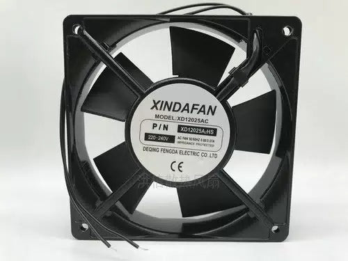 1 pcs XINDAFAN Fan XD12025A2HS AC Fan AC 220V 12025 12CM 2 Wire Cabinet fan [1]