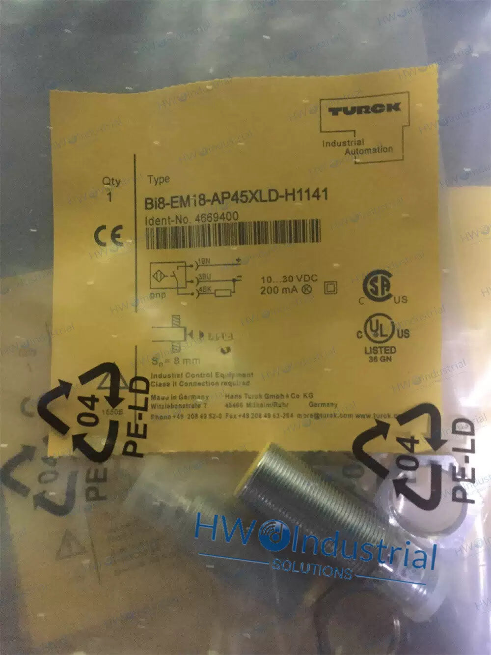 1/piece BI8-EM18-AP45XLD-H1141 Sensor TURCK Proximity Switch [2]