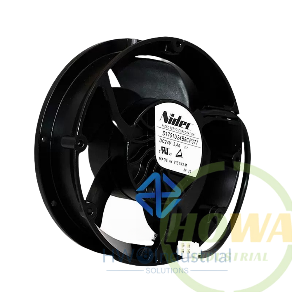 1/piece D1751U24B8CP377 DC24V 3.4A 4-wire NIDEC Cooling Fan for ABB Inverter [3]