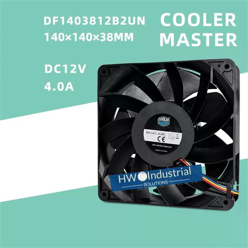 1/piece DF1403812B2UN 14038 12V 4.0A 14CM Cooler Master Chassis Cooling Fan [2]