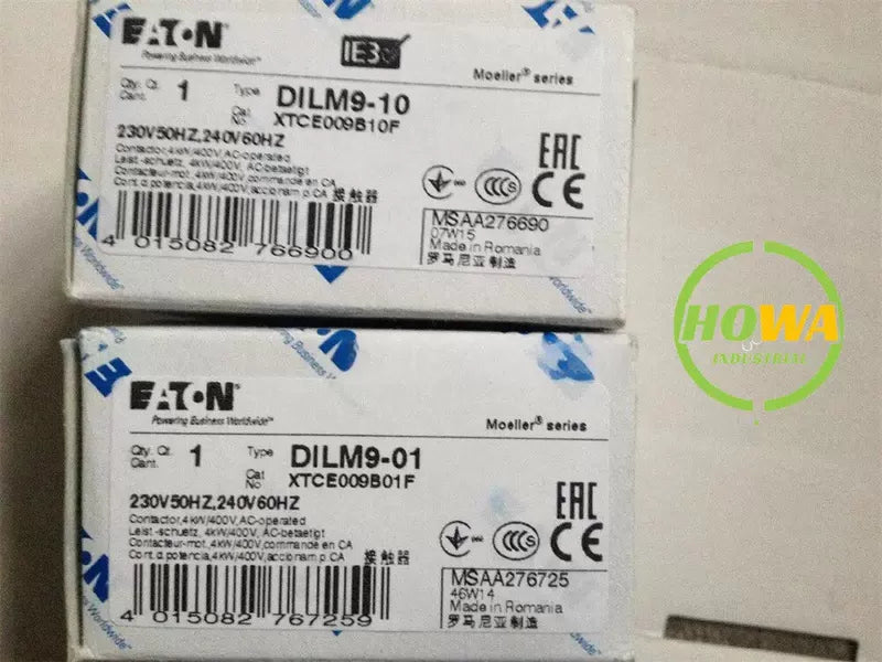 1/piece EATON Contactor DIL M9-01 DILM9-01 230V50Hz 240V60Hz [6]