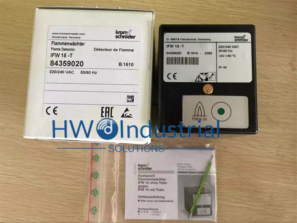 1/piece Krom IFW15-T IFW 15-T 220/240V Flame Detection Controller [5]